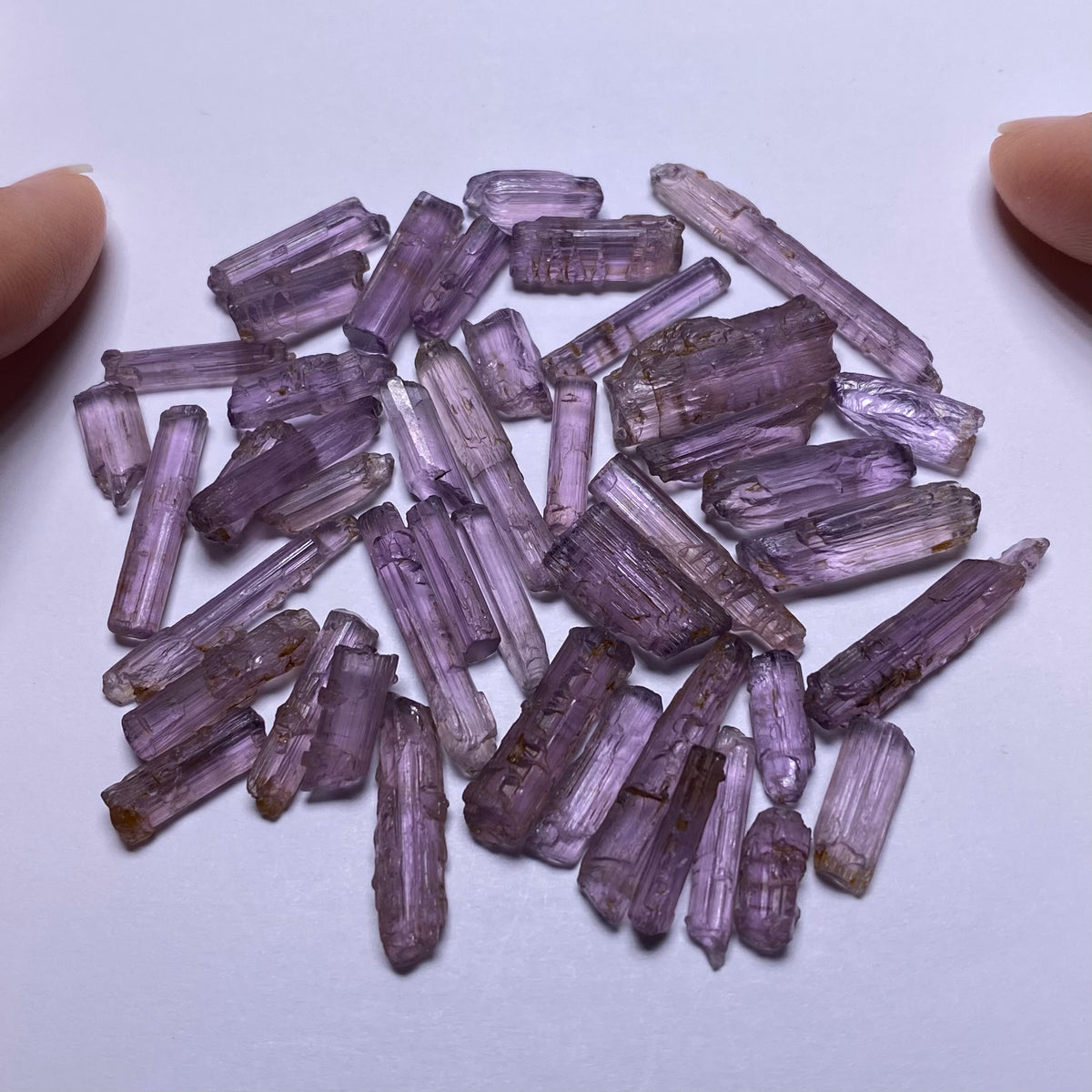 Purple Scapolite Crystals - Pamir, Tajikistan