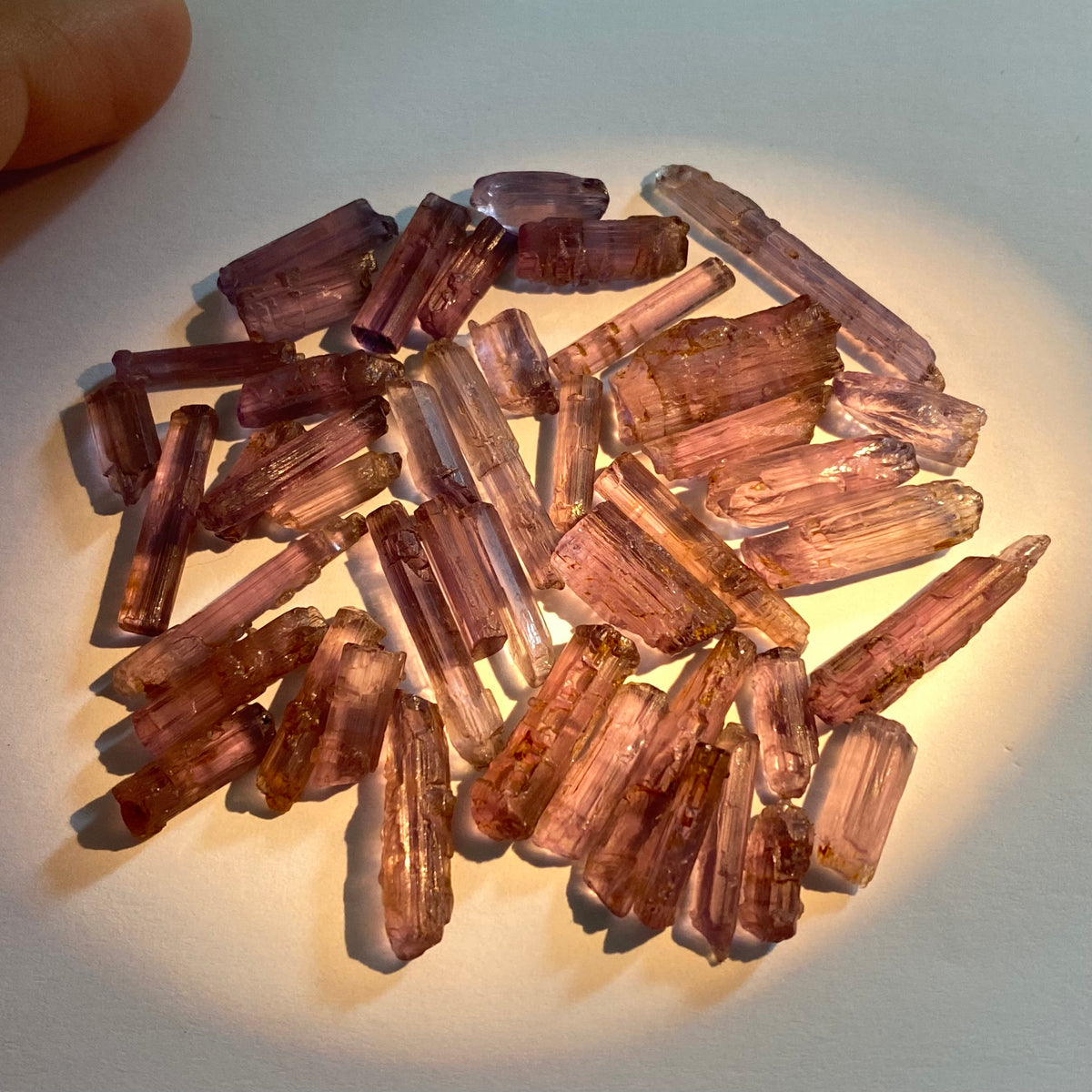 Purple Scapolite Crystals - Pamir, Tajikistan