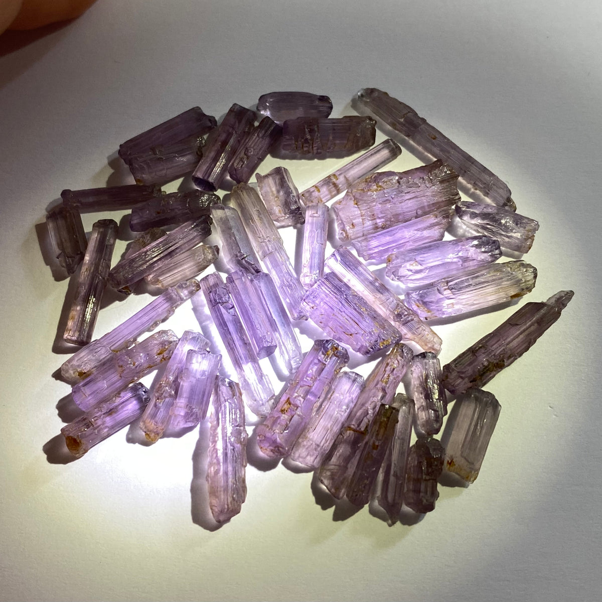 Purple Scapolite Crystals - Pamir, Tajikistan