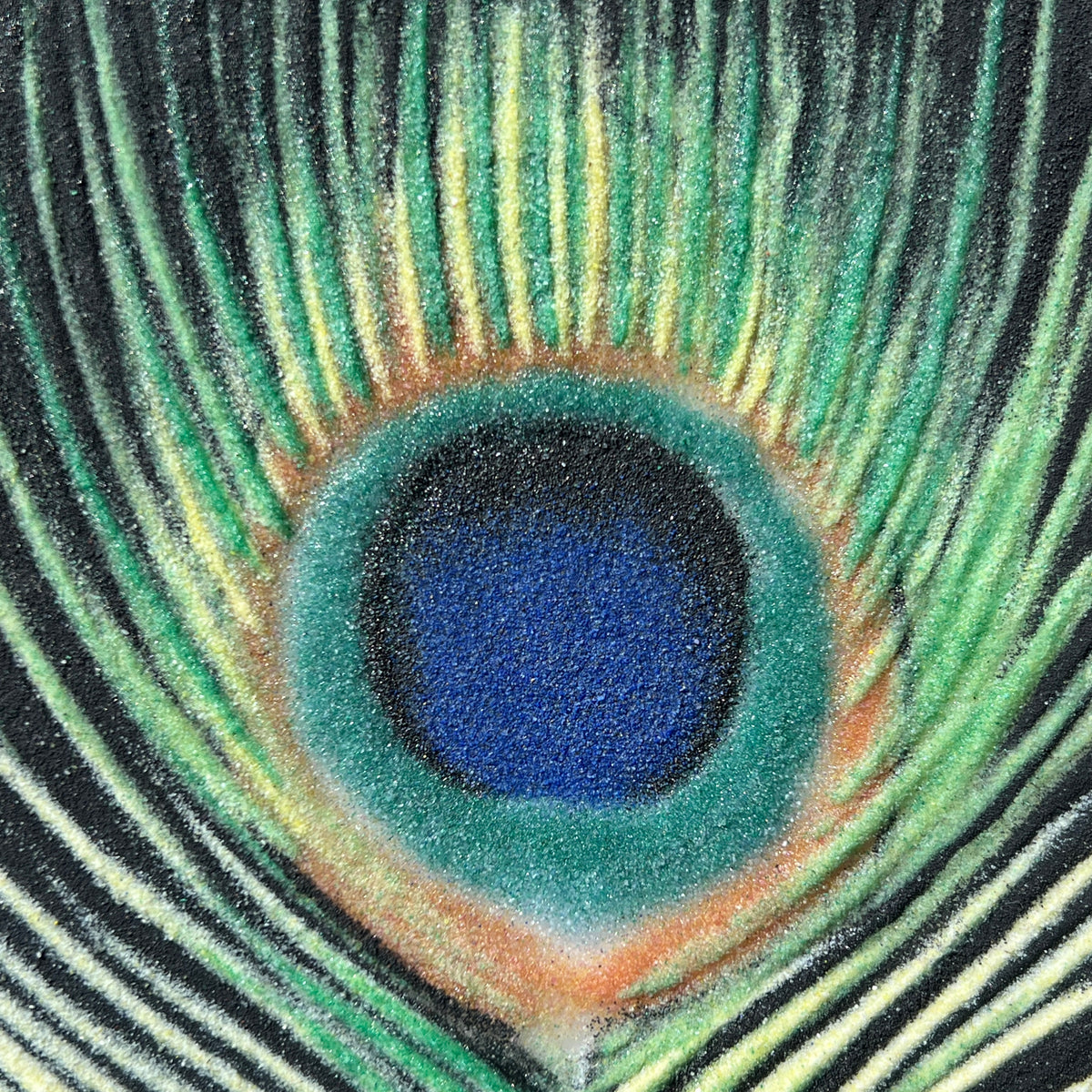 Gem Painting - Peacock Feather