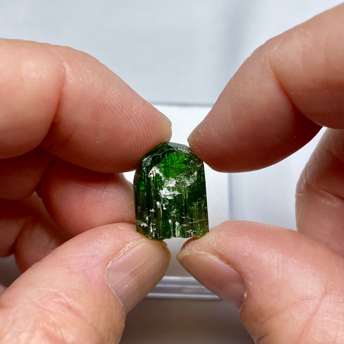 Chrome Tourmaline Crystal - Tanzania