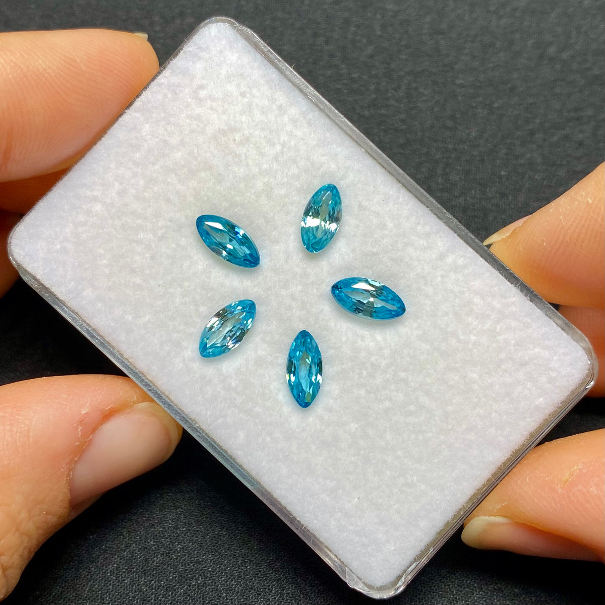 Blue Zircon - Cambodia