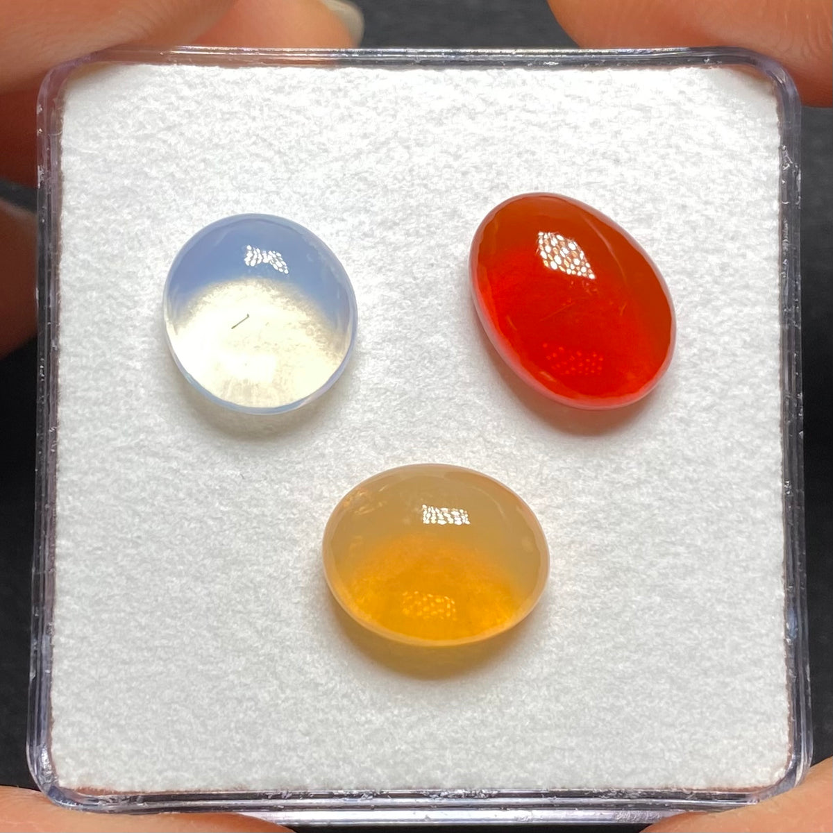 Mexican Fire Opal Cabochons