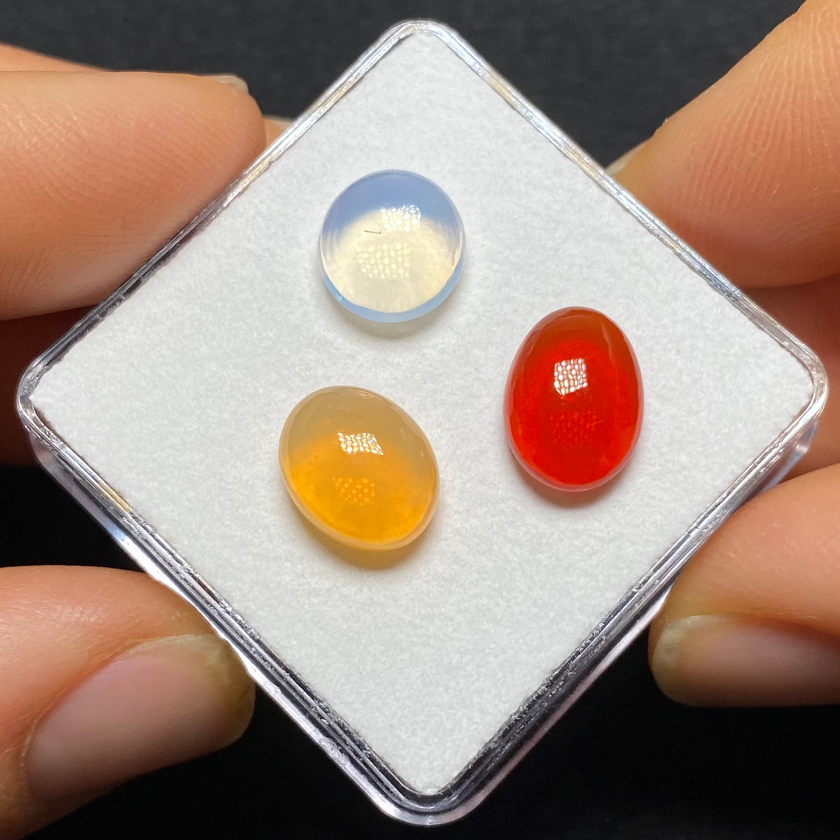 Mexican Fire Opal Cabochons