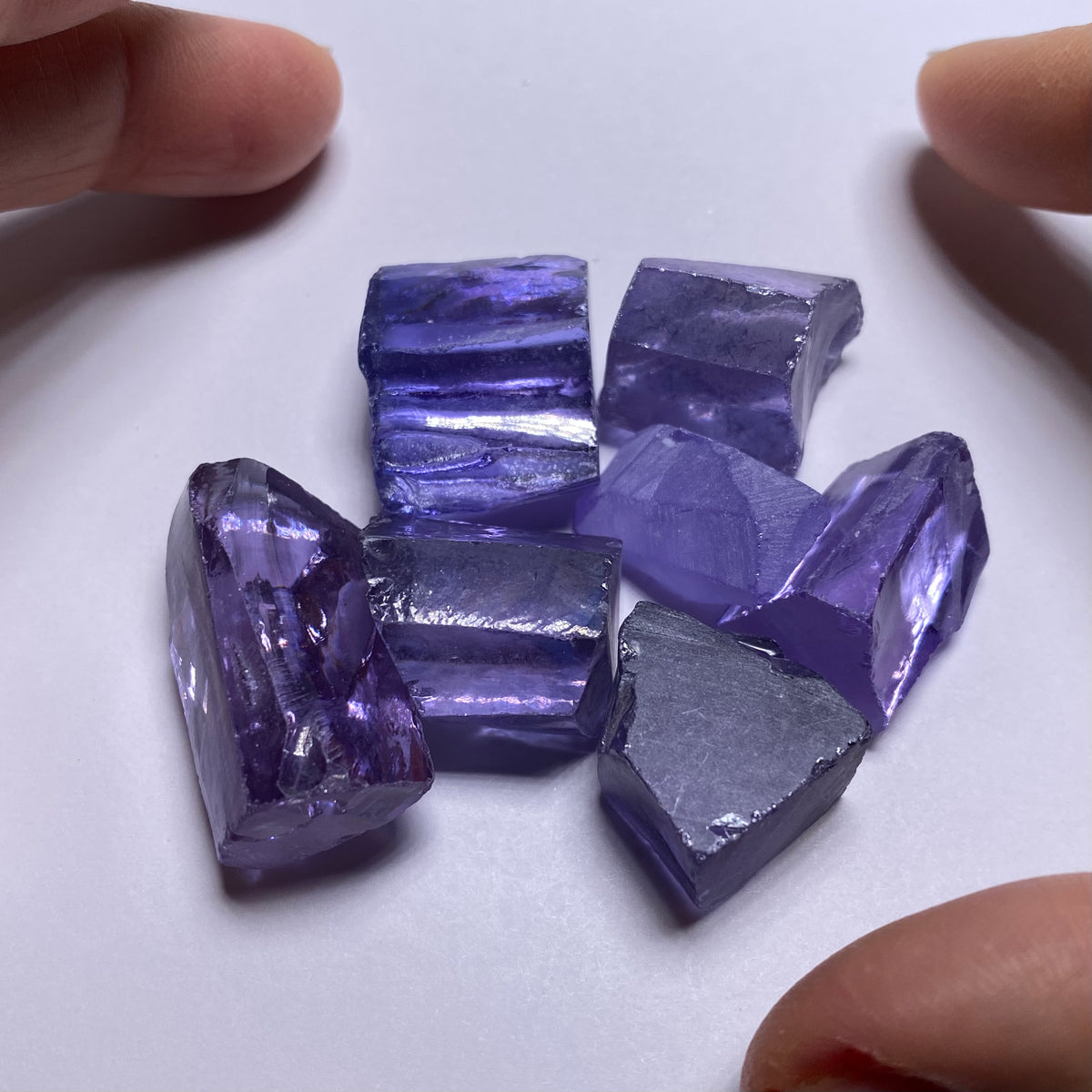 Color Shift CZ #4 Pink/Blue/Purple
