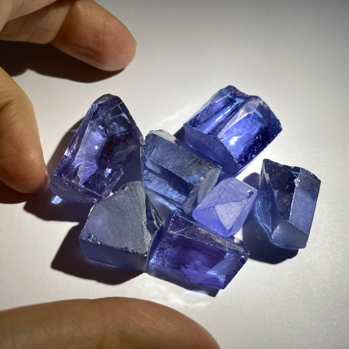 Color Shift CZ #4 Pink/Blue/Purple