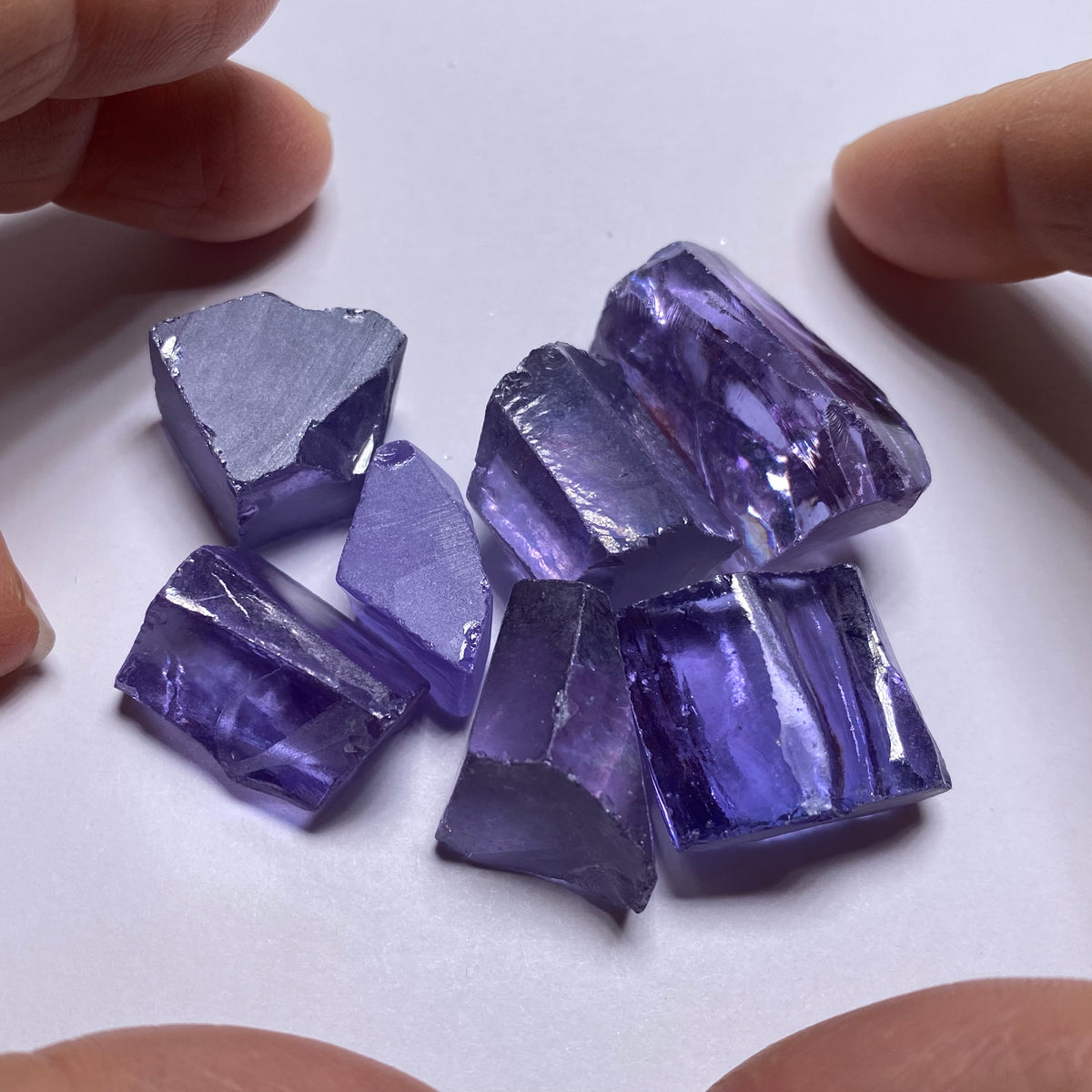 Color Shift CZ #4 Pink/Blue/Purple