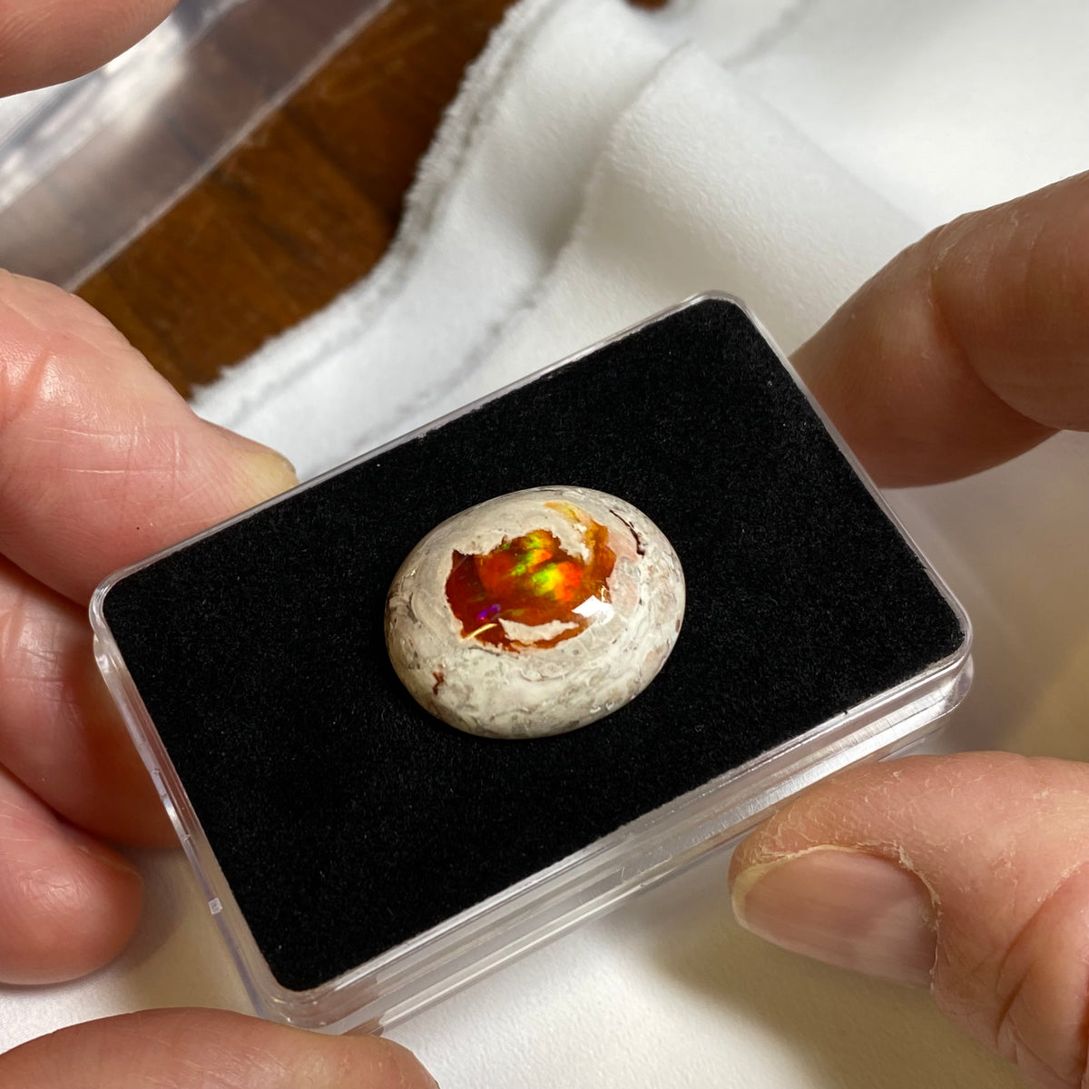 Cantera Opal in Rhyolite - La Trinidad, Mexico