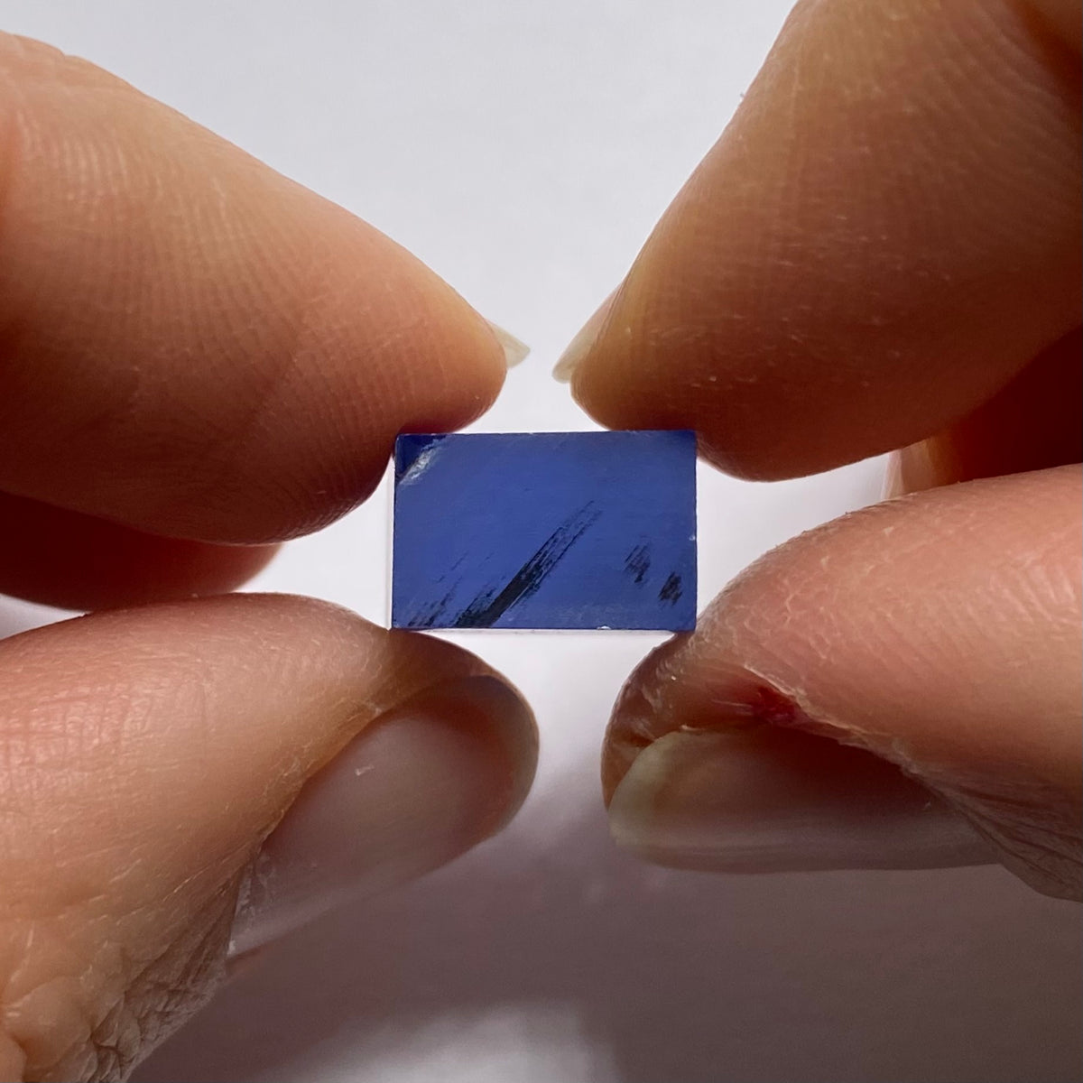 Cornflower Blue Sapphire (Synthetic)