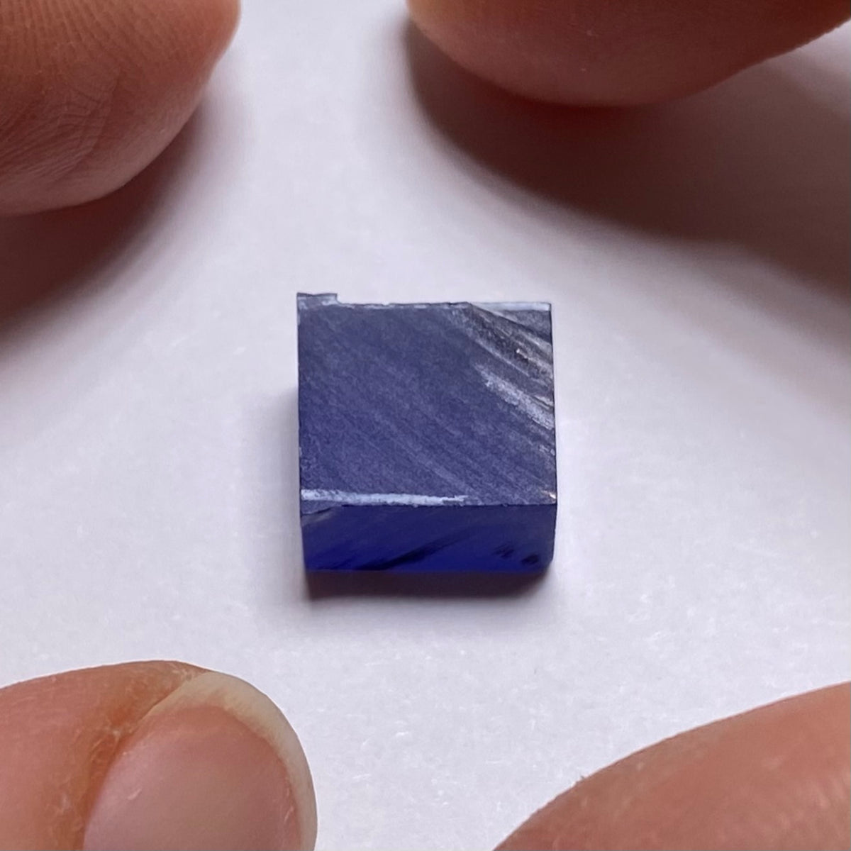 Cornflower Blue Sapphire (Synthetic)