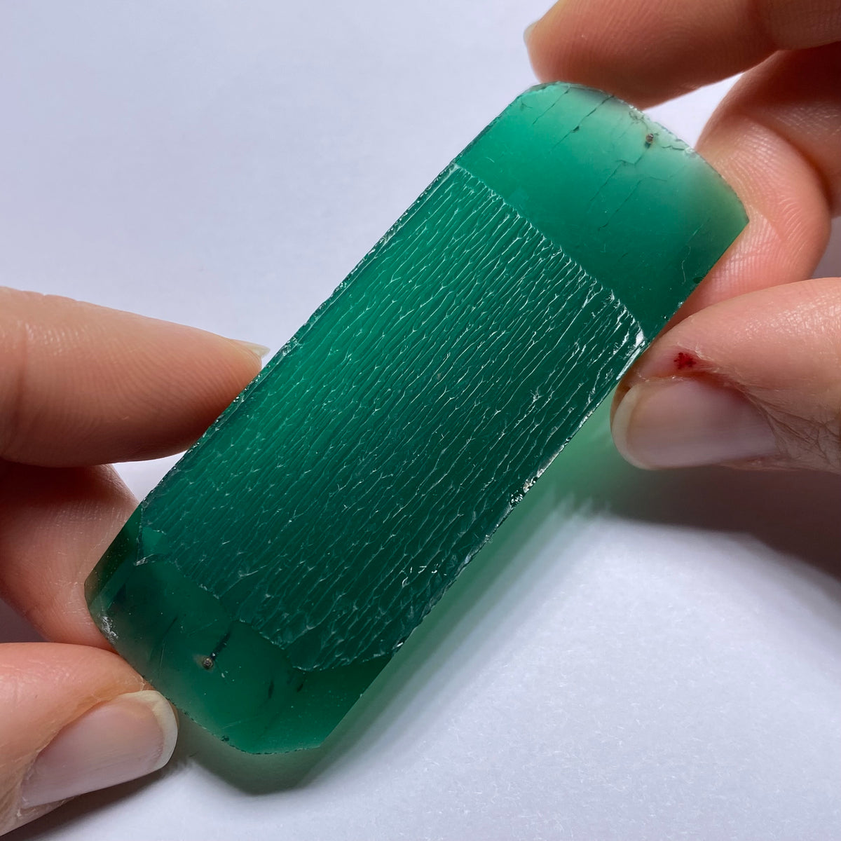 H.T.E. Synthetic Emerald (Zambian emerald color)