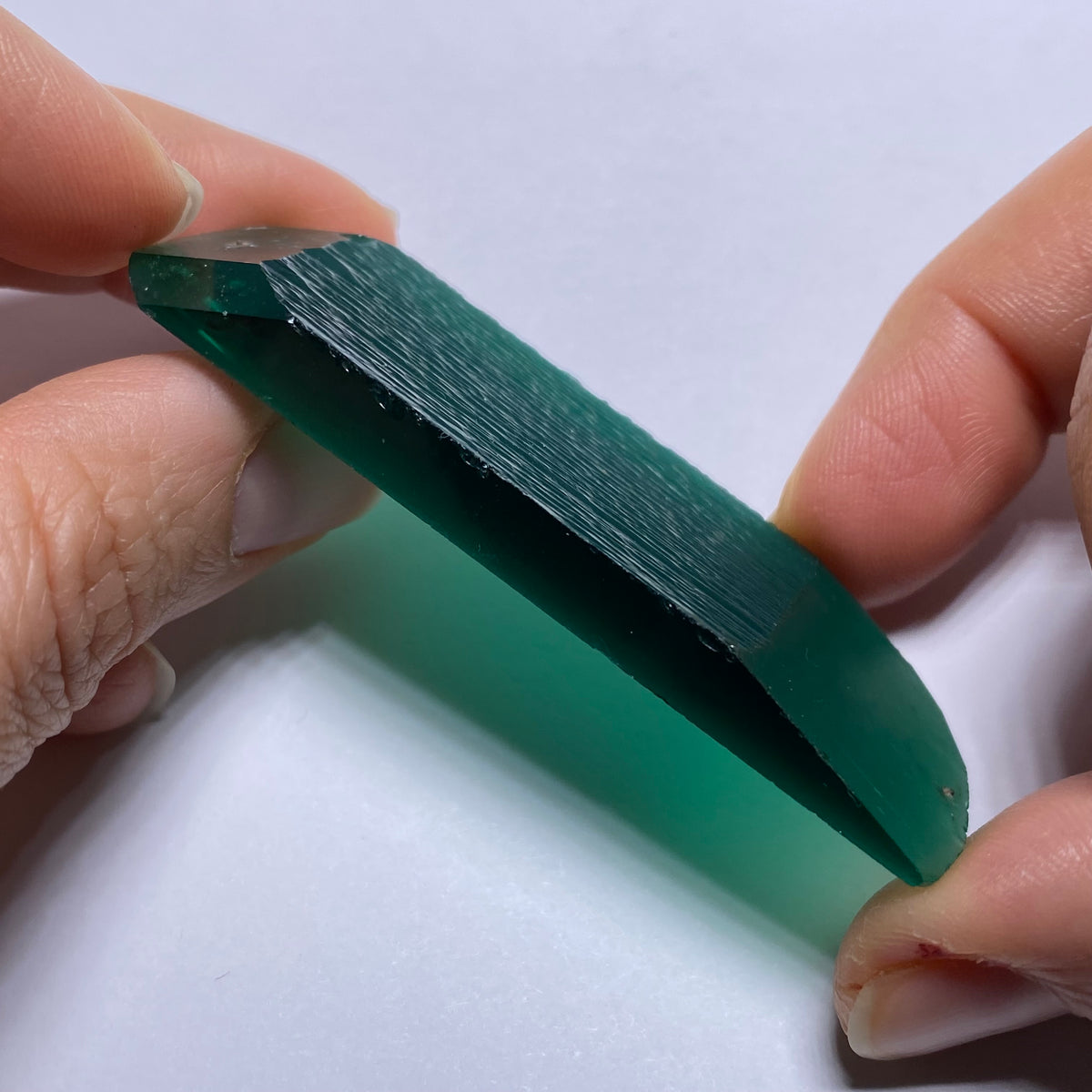 H.T.E. Synthetic Emerald (Zambian emerald color)