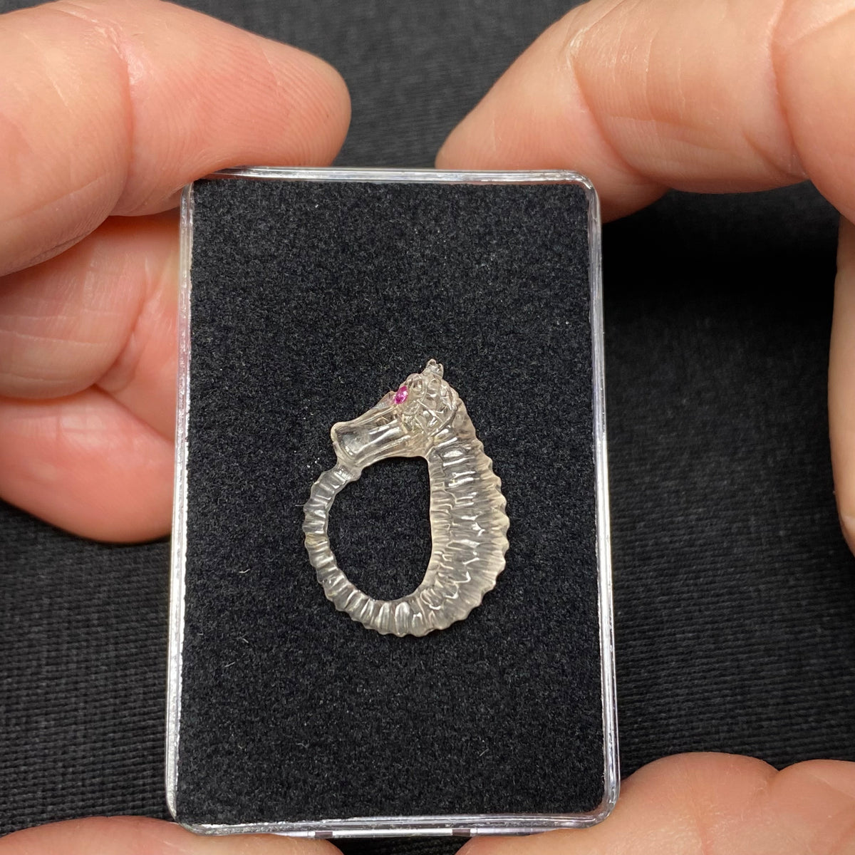 Seahorse Quartz Carving