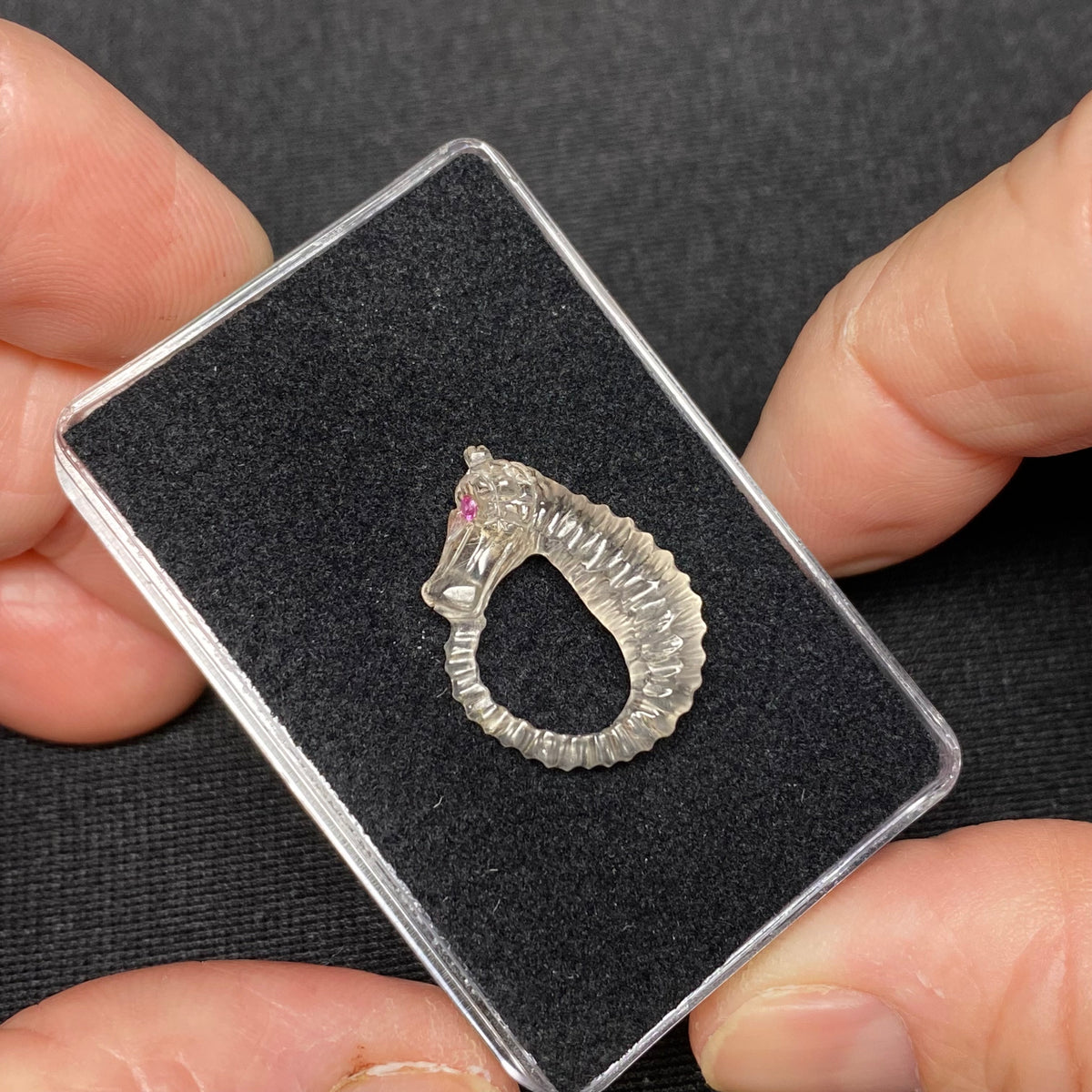 Seahorse Quartz Carving