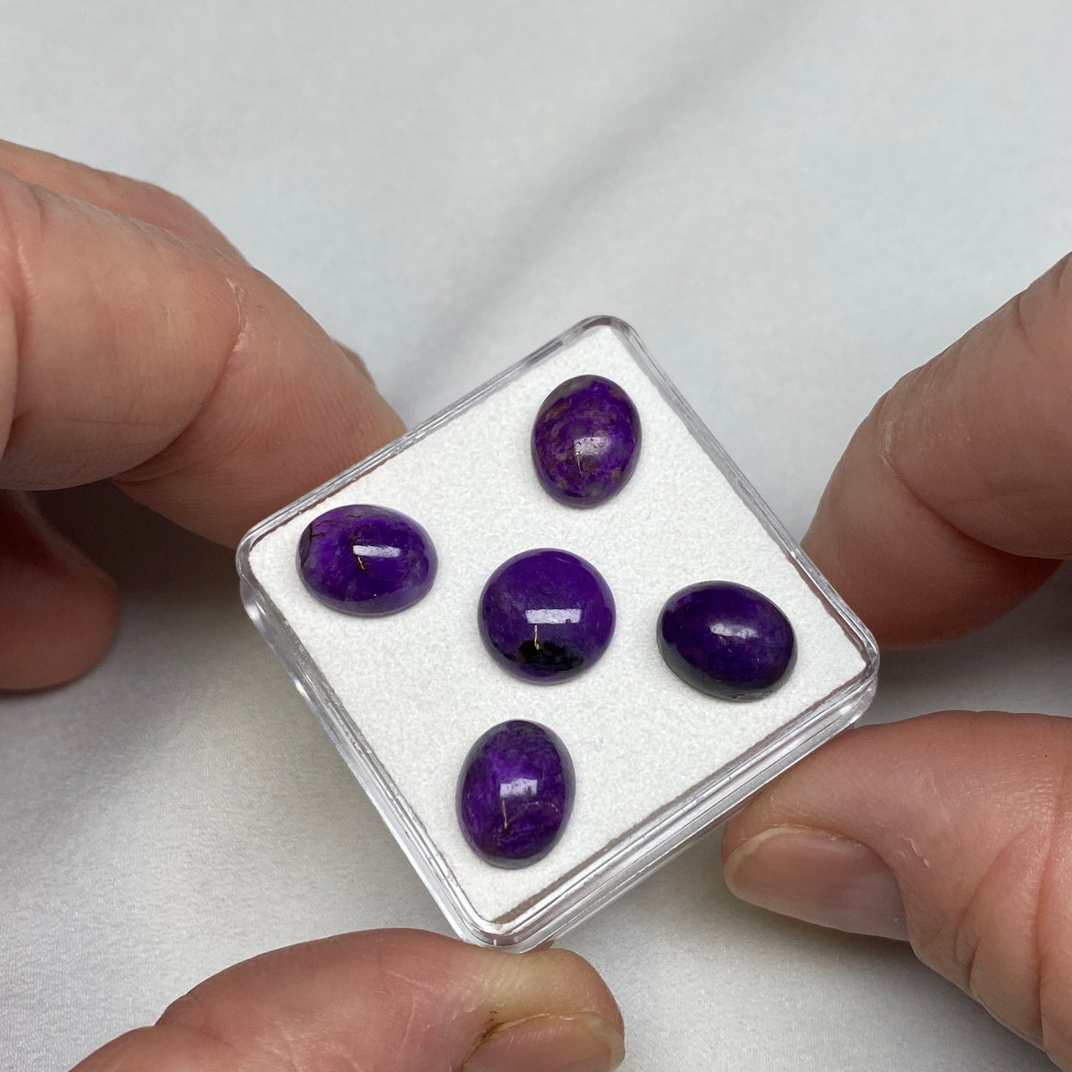Sugilite Cabochons, Wessels Mine, South Africa