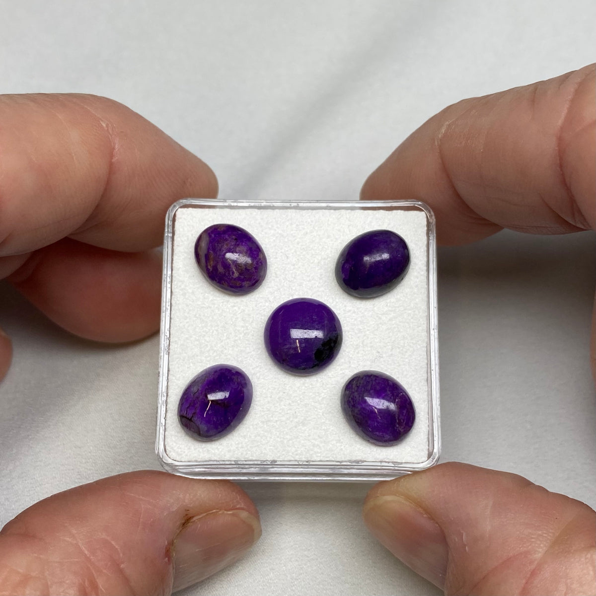 Sugilite Cabochons, Wessels Mine, South Africa