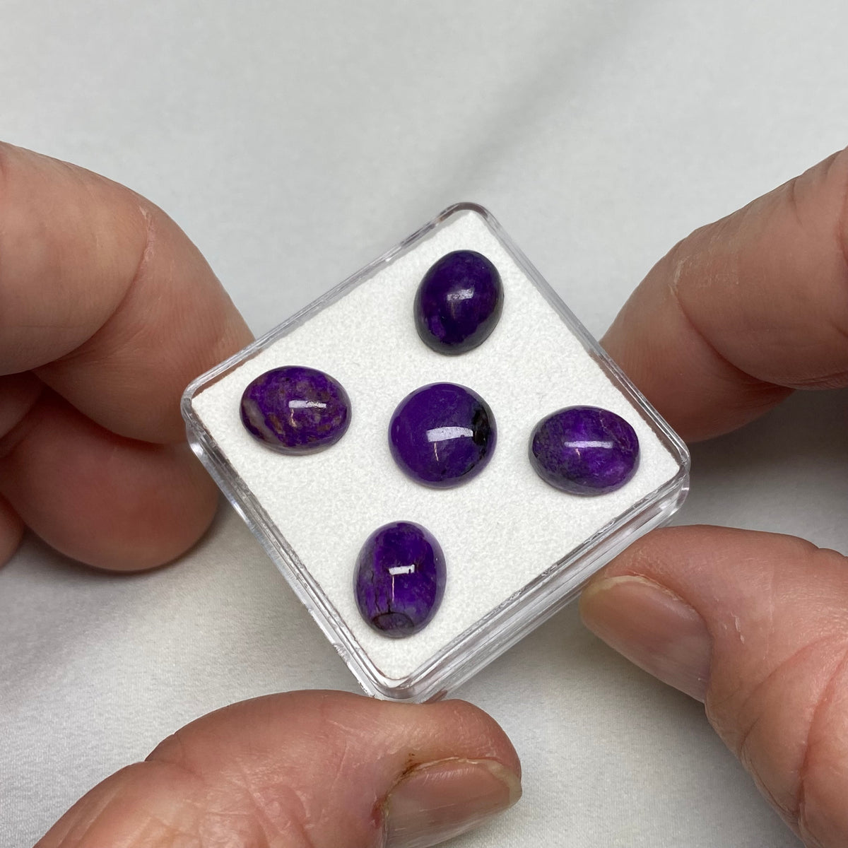 Sugilite Cabochons, Wessels Mine, South Africa