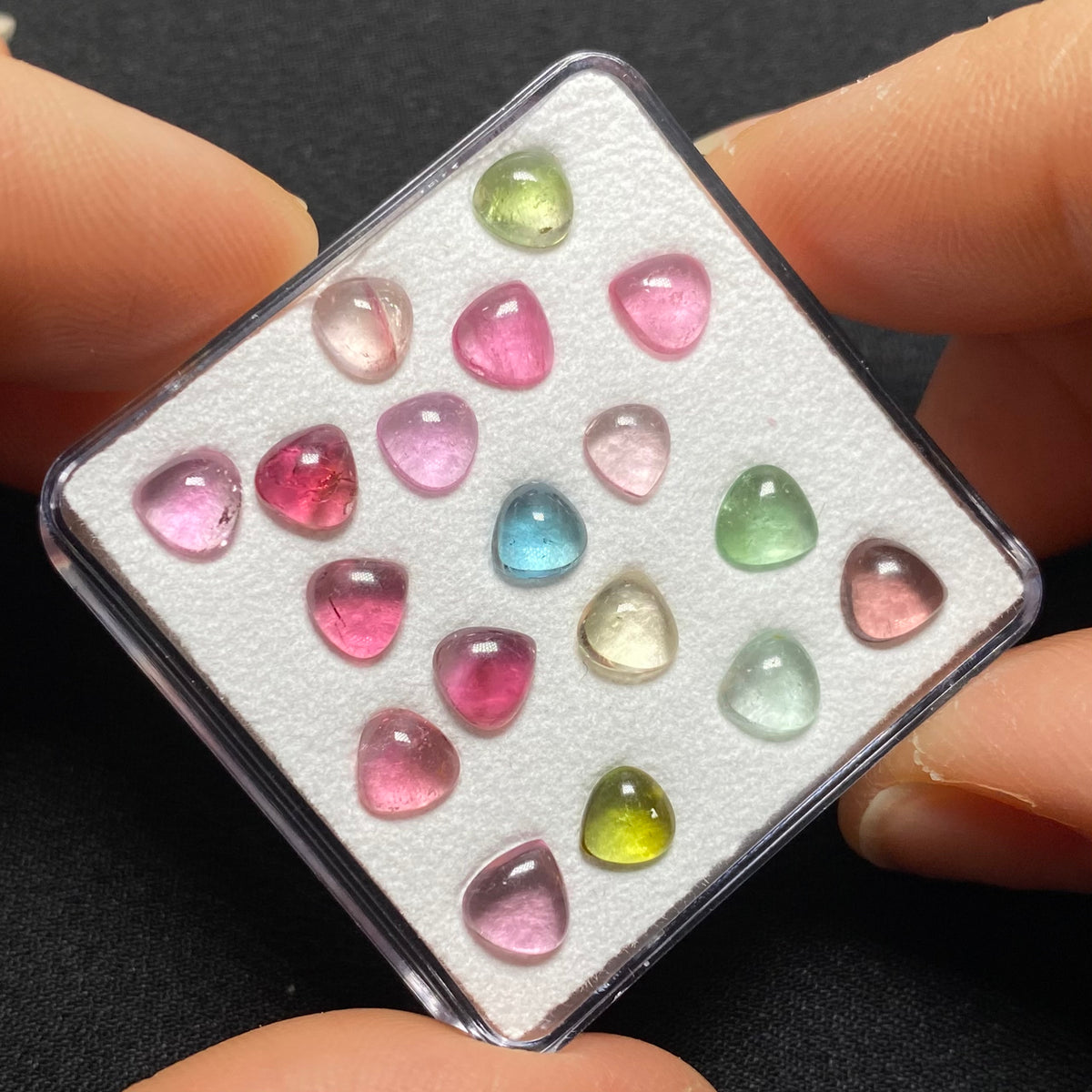 Tourmaline Cabochon Box - Brazil