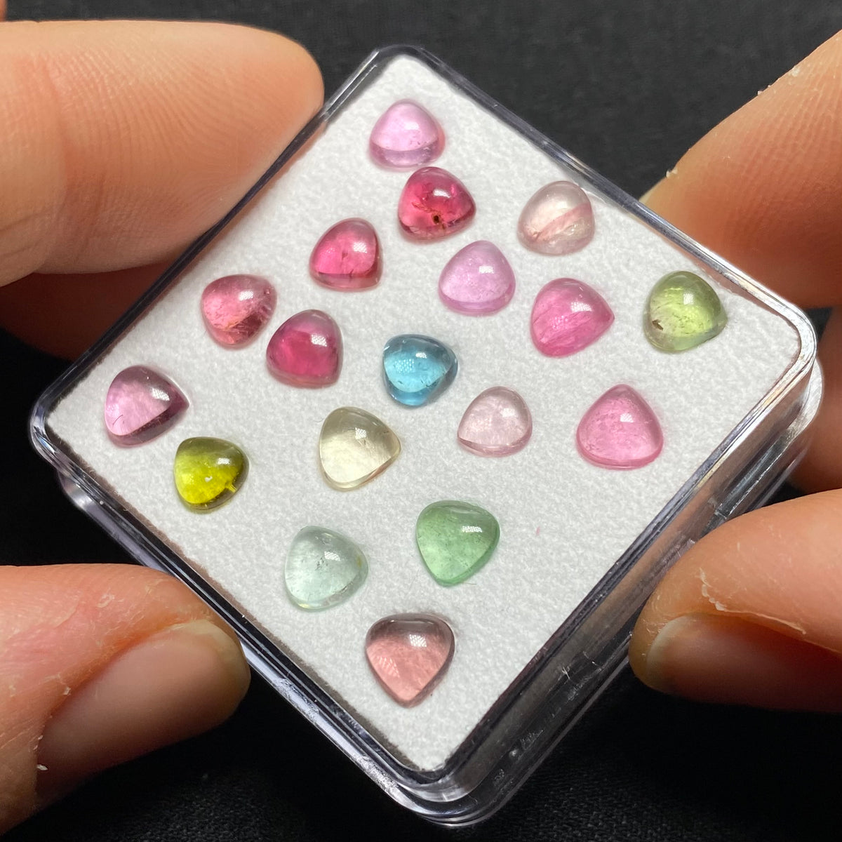 Tourmaline Cabochon Box - Brazil