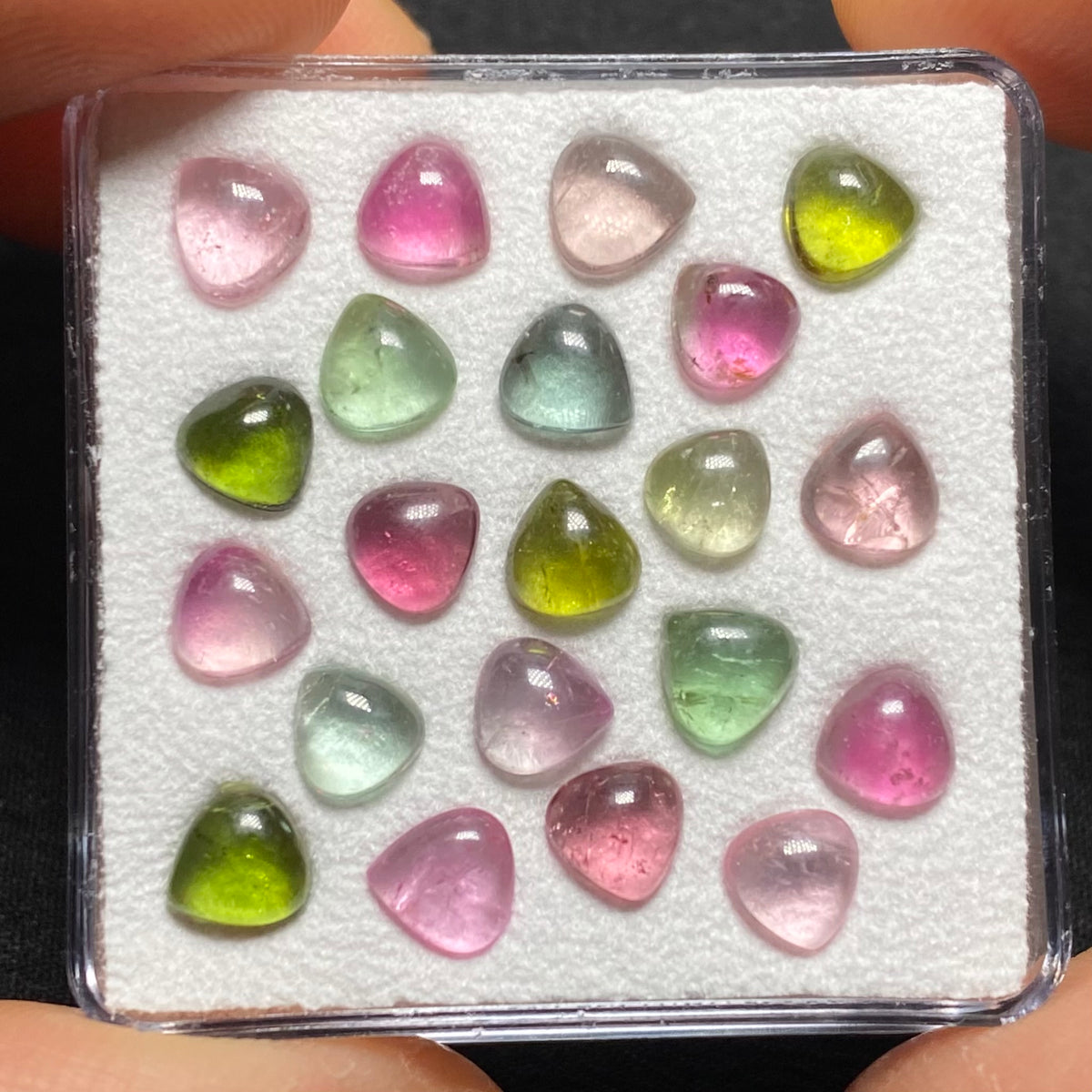 Tourmaline Cabochon Box - Brazil