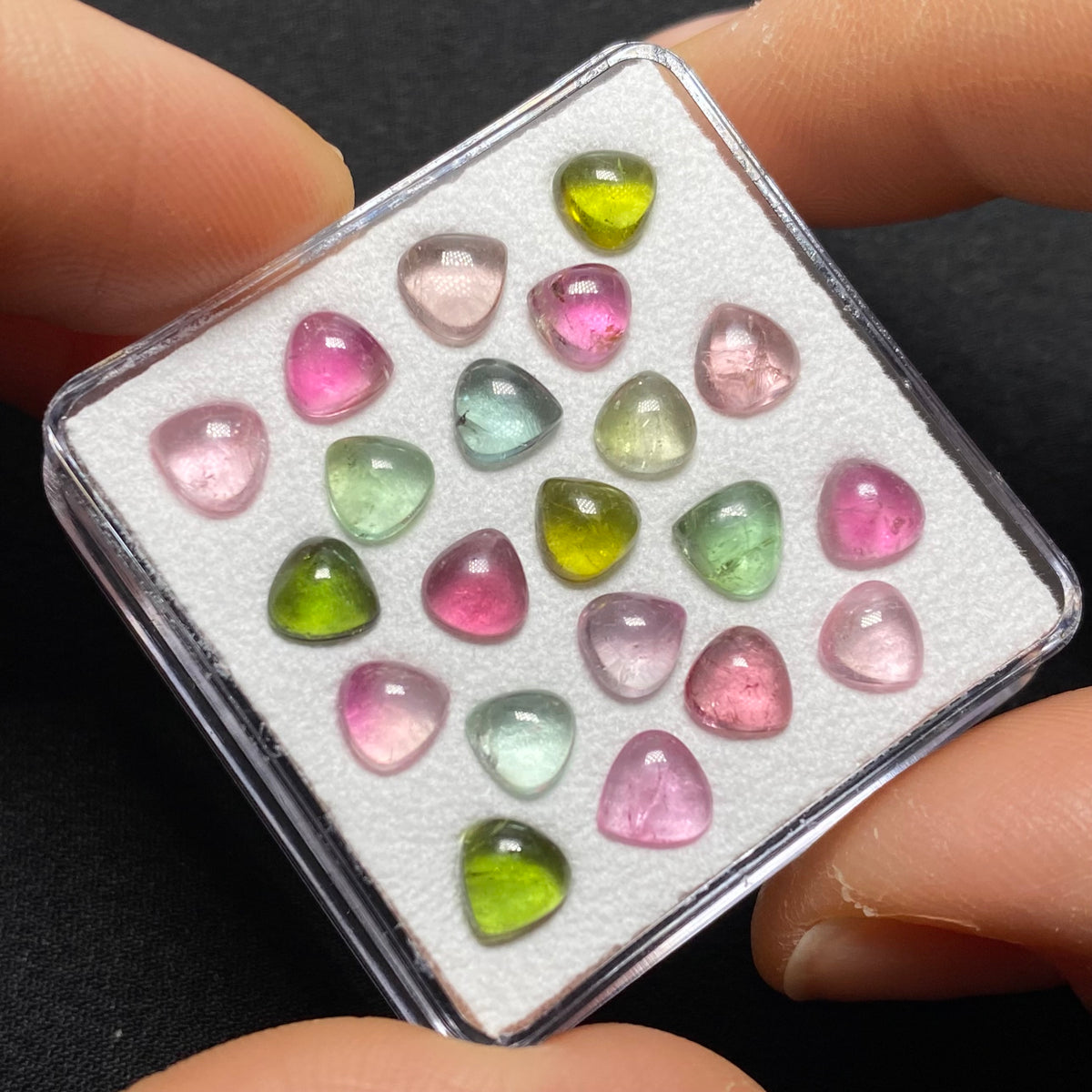 Tourmaline Cabochon Box - Brazil