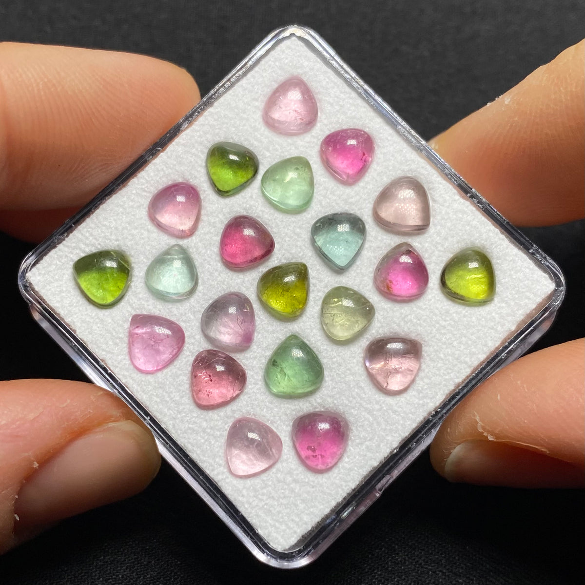 Tourmaline Cabochon Box - Brazil