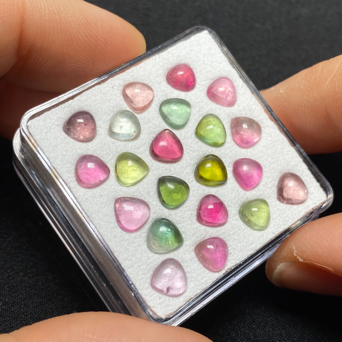 Tourmaline Cabochon Box - Brazil