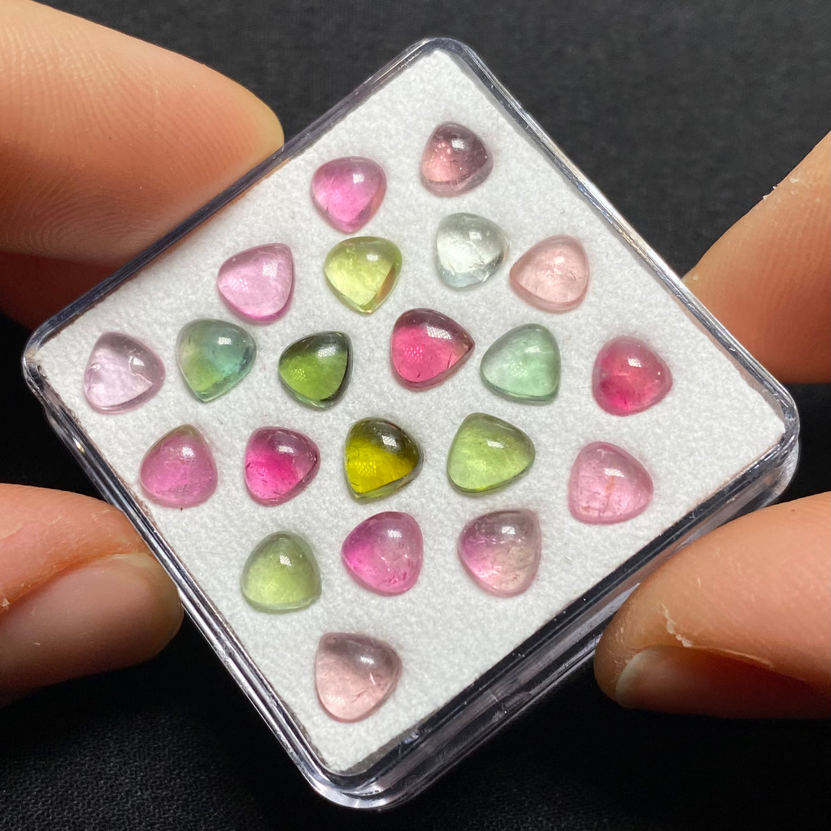 Tourmaline Cabochon Box - Brazil