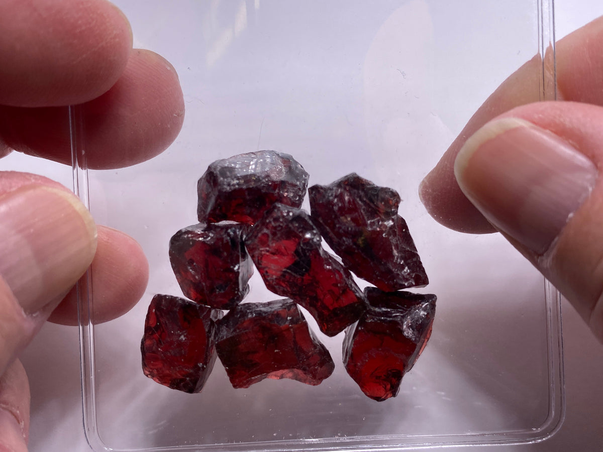 Chrome Pyrope Garnets - Mozambique