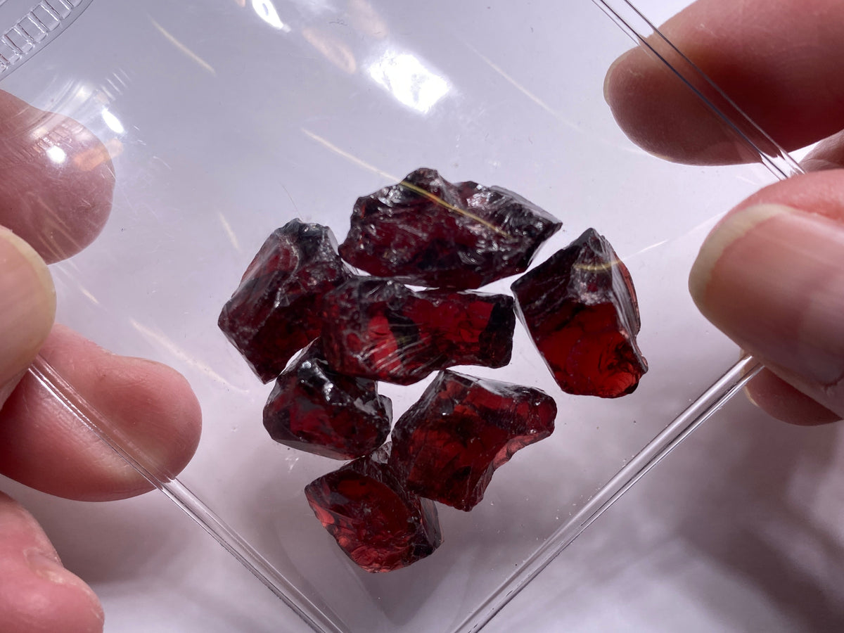Chrome Pyrope Garnets - Mozambique