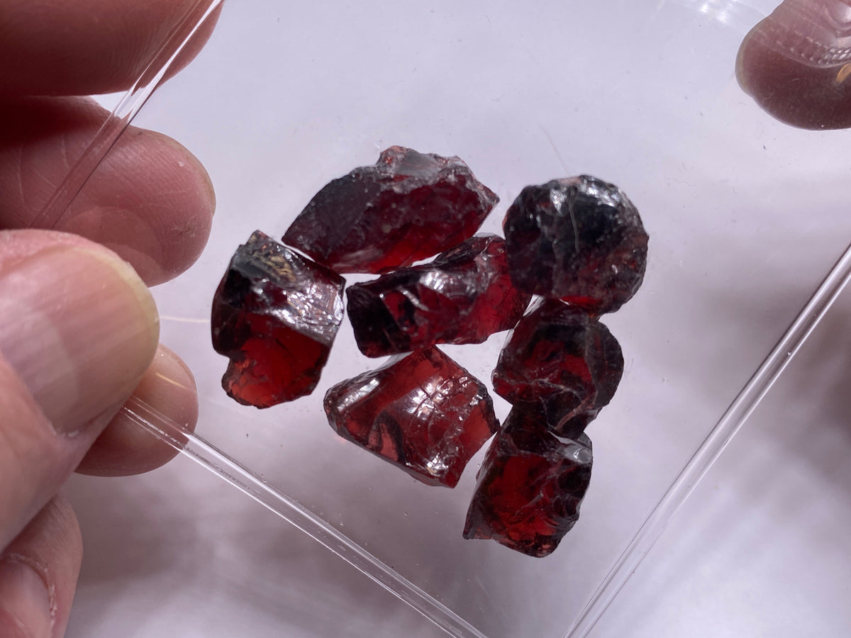 Chrome Pyrope Garnets - Mozambique