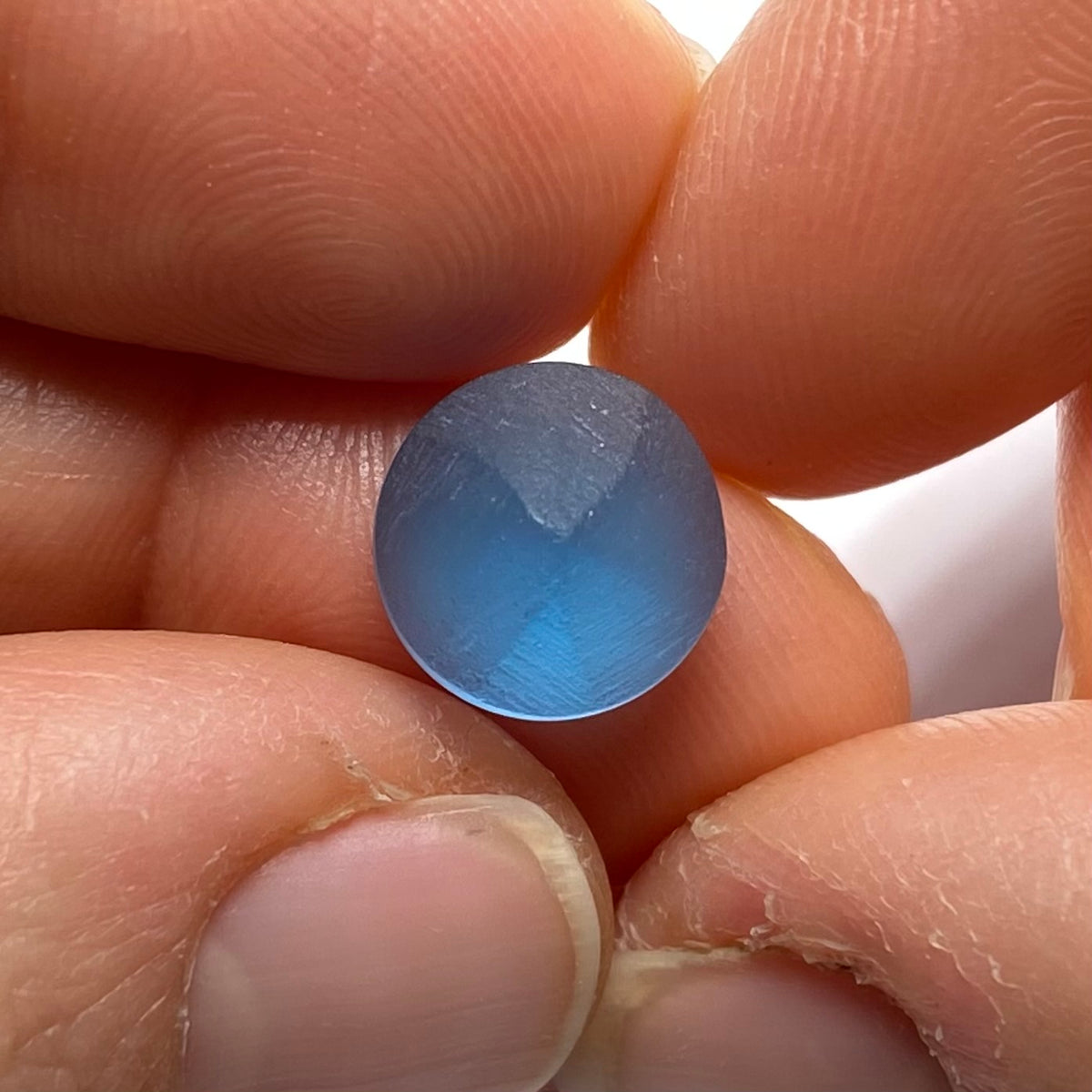 Electric Blue Topaz Preform - 10 mm