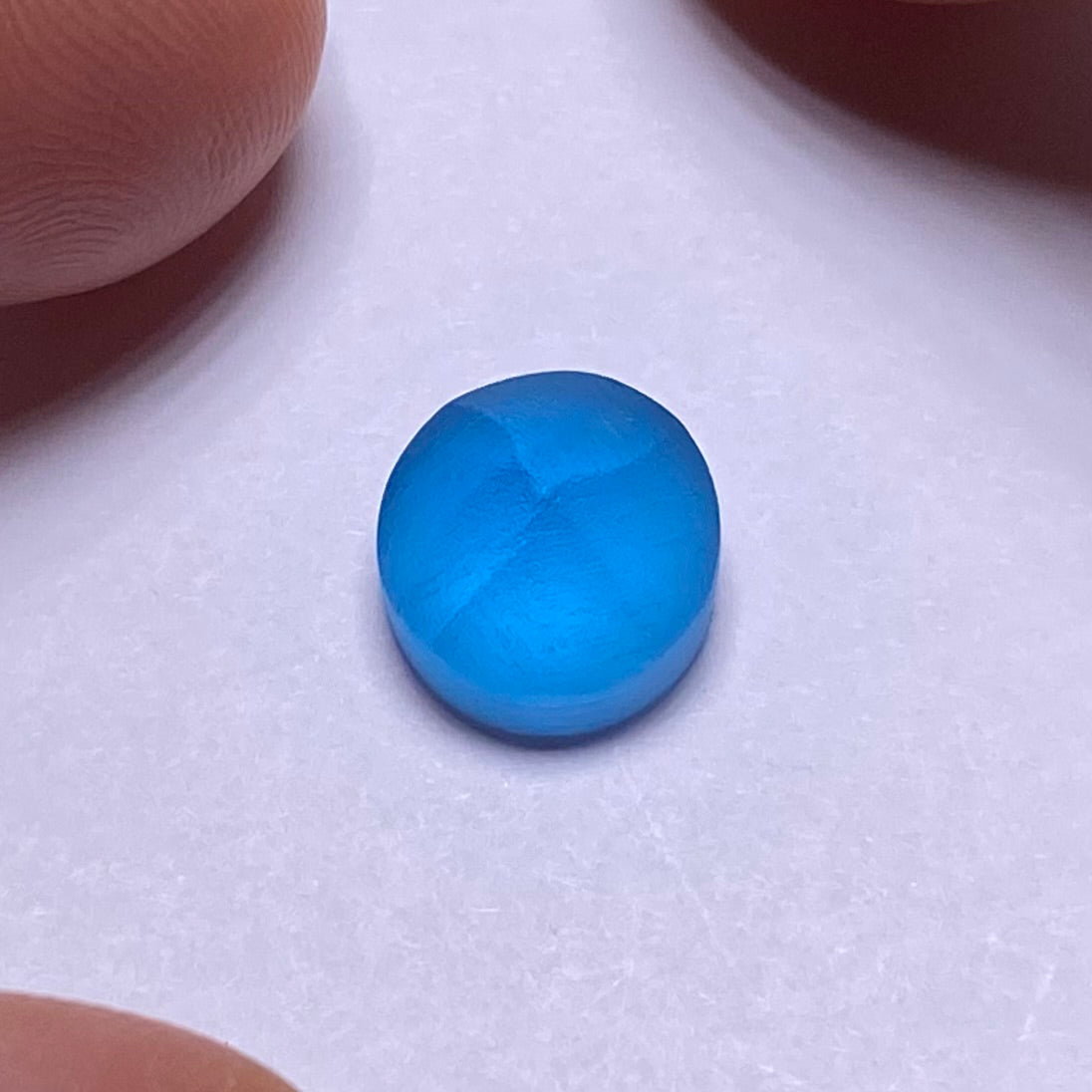 Electric Blue Topaz Preform - 10 mm