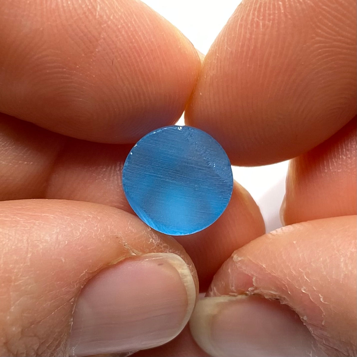 Electric Blue Topaz Preform - 10 mm