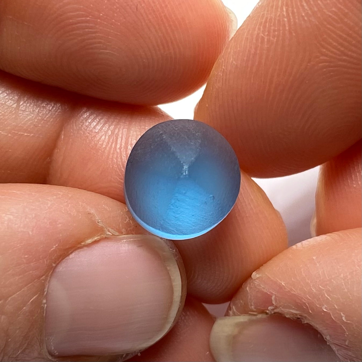 Electric Blue Topaz Preform - 10 mm