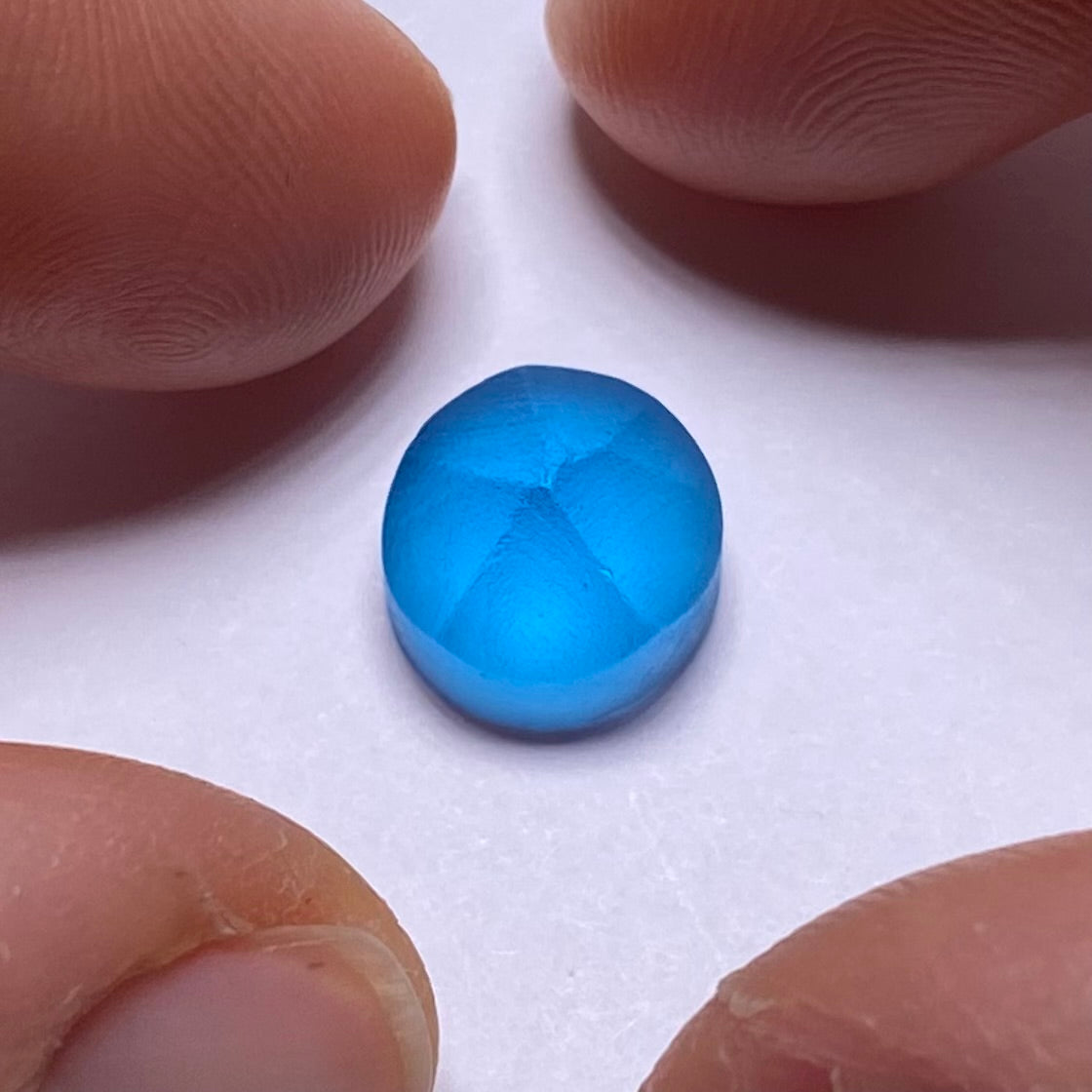 Electric Blue Topaz Preform - 10 mm