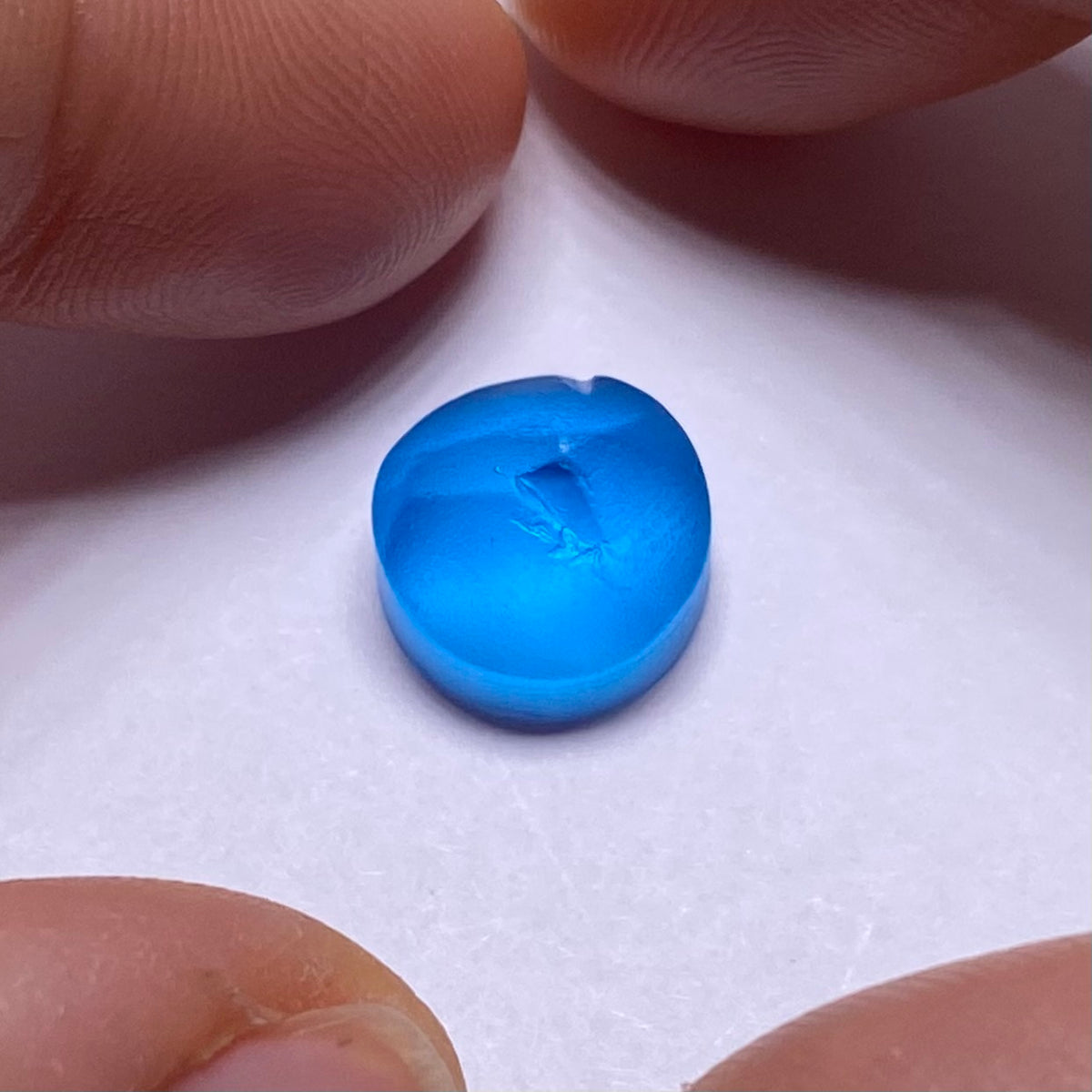 Electric Blue Topaz Preform - 11 mm