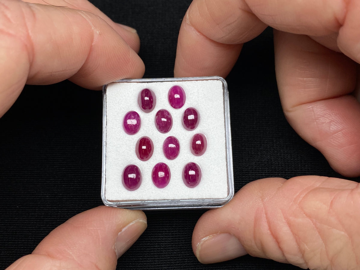 Ruby Cabochons