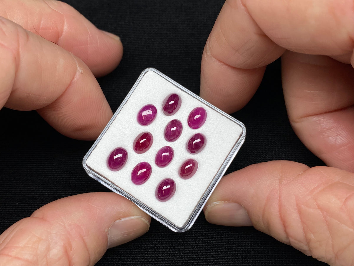 Ruby Cabochons