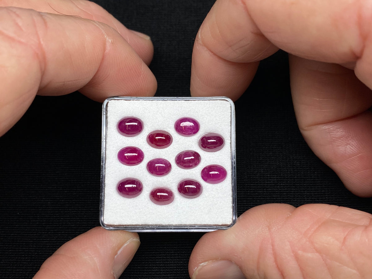 Ruby Cabochons