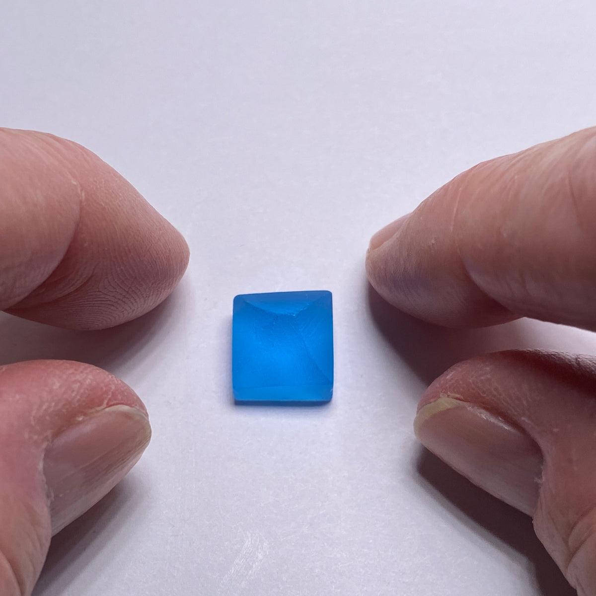 Electric Blue Topaz Square Preform