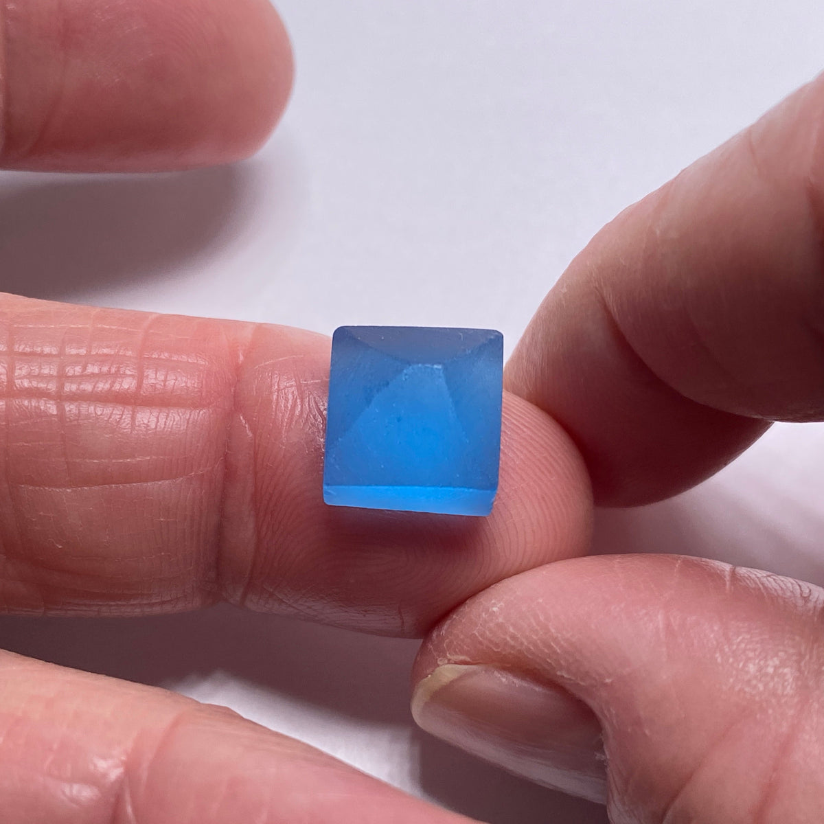 Electric Blue Topaz Square Preform