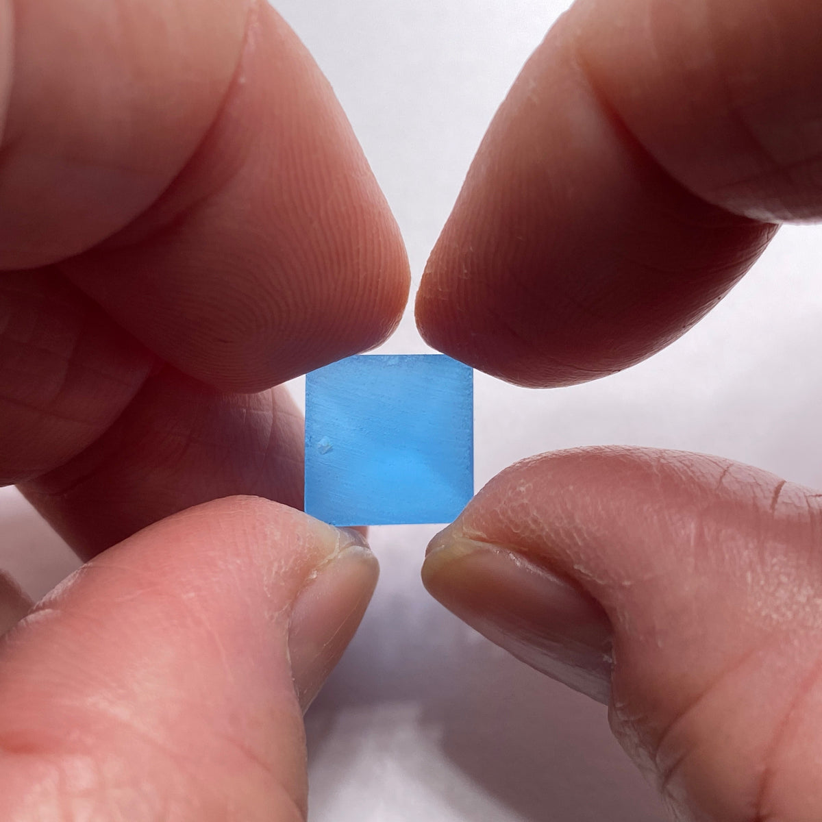 Electric Blue Topaz Square Preform