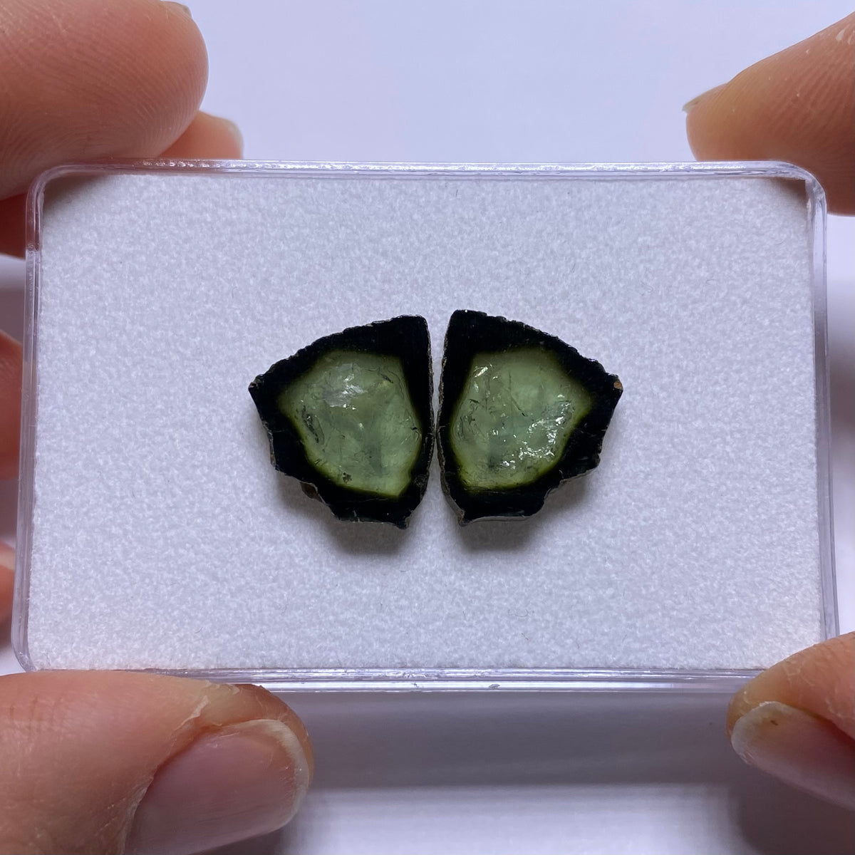 Old-Stock Watermelon Tourmaline Slices - Brazil