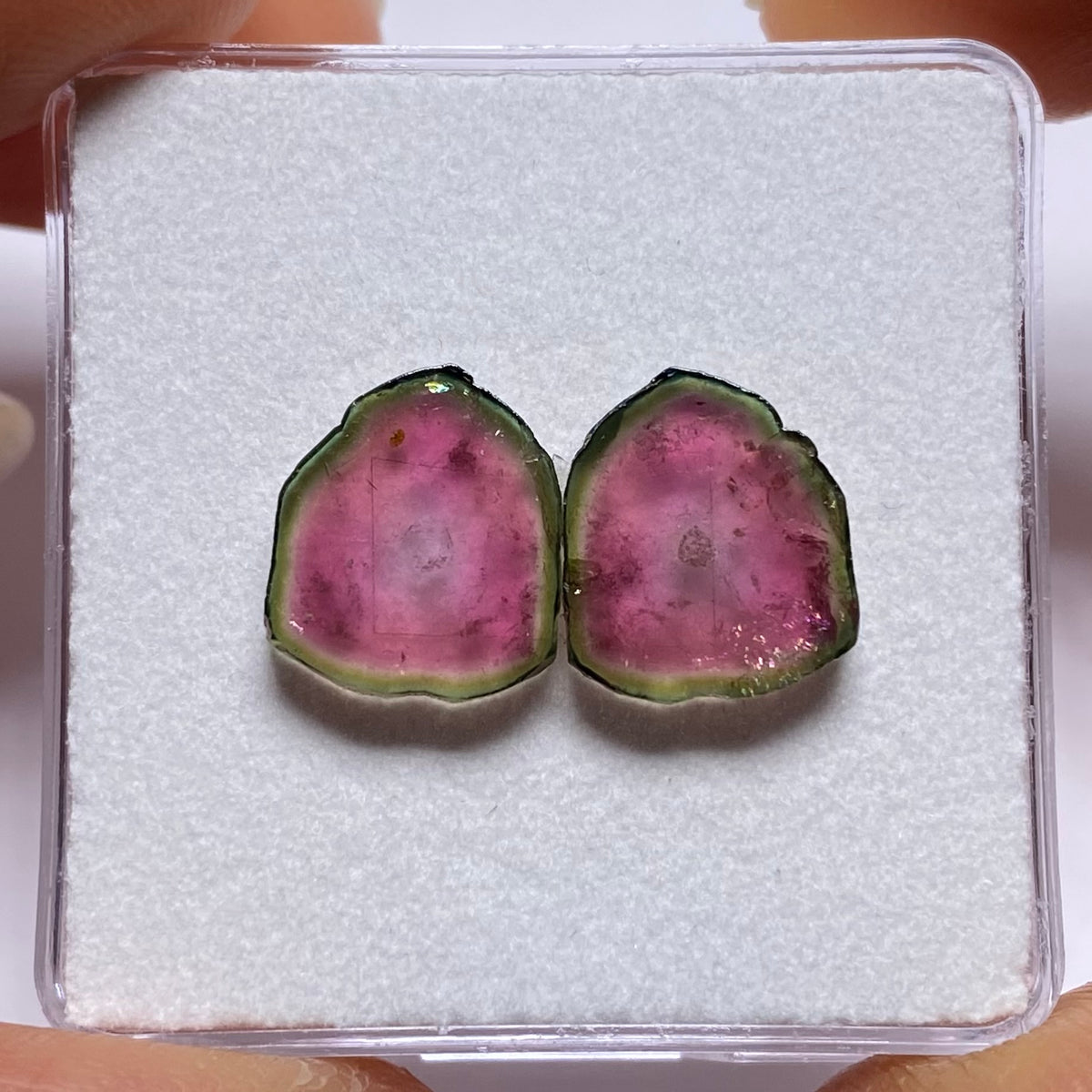 Old-Stock Watermelon Tourmaline Slices - Brazil