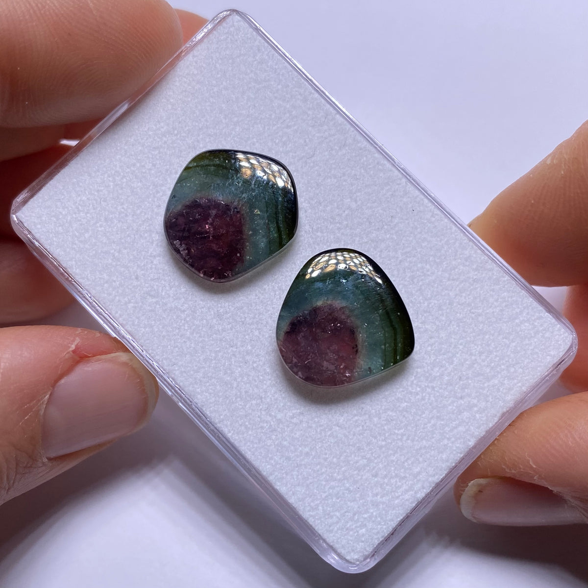 Old-Stock Watermelon Tourmaline Slices - Brazil