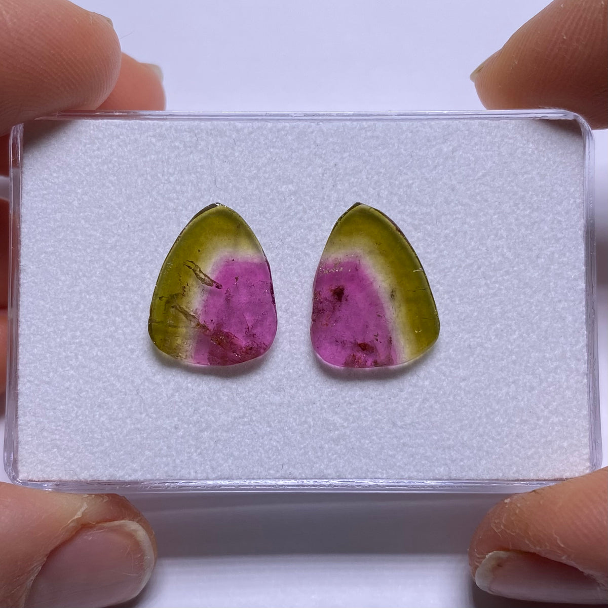 Old-Stock Watermelon Tourmaline Slices - Brazil