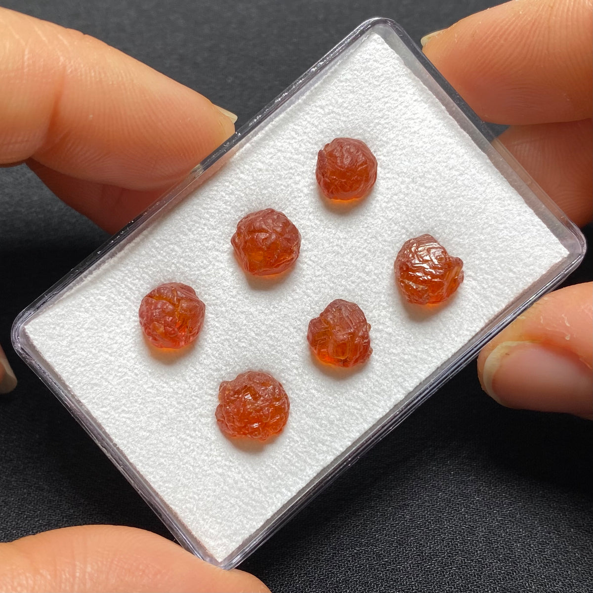 Etched Spessartite Crystals -  Nigeria