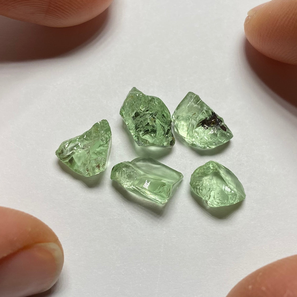 Merelani Mint Garnets