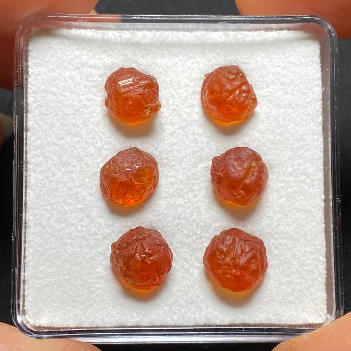 Etched Spessartite Crystals -  Nigeria